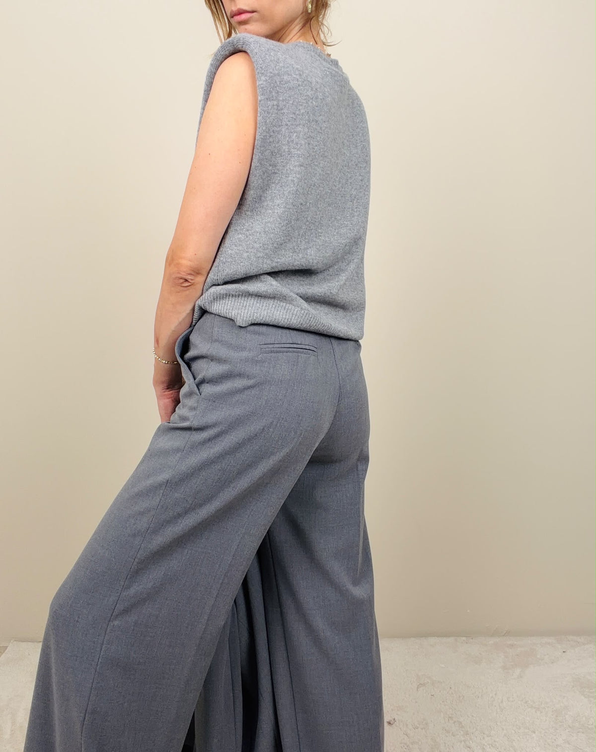 Pantalone a palazzo fumo