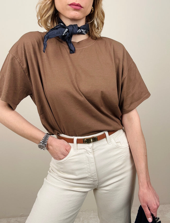 T-shirt in cotone scatoletta