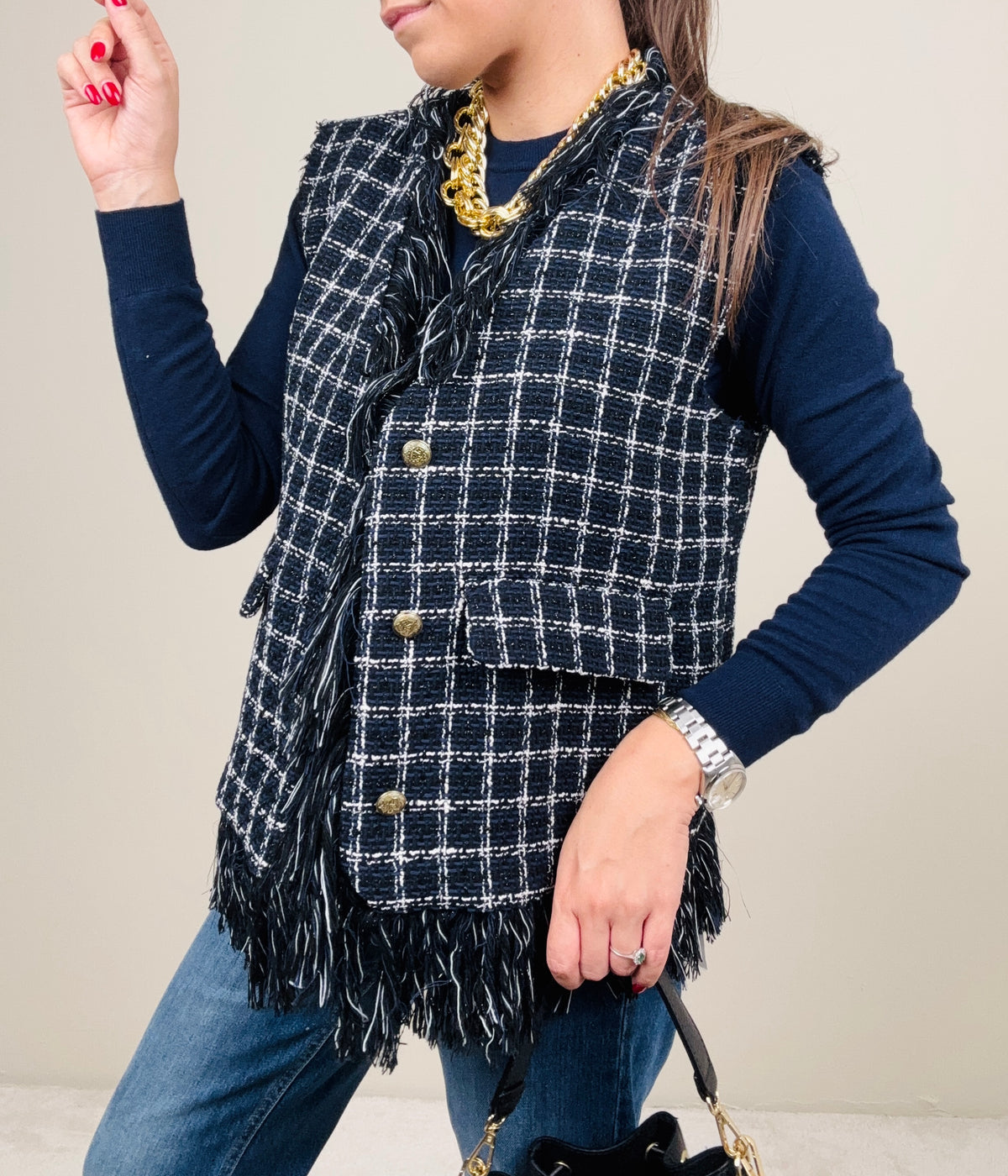 Gilet Paris blu