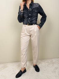 Pantalone burro con cintura
