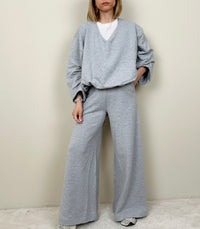 Pantalone ginnico grigio