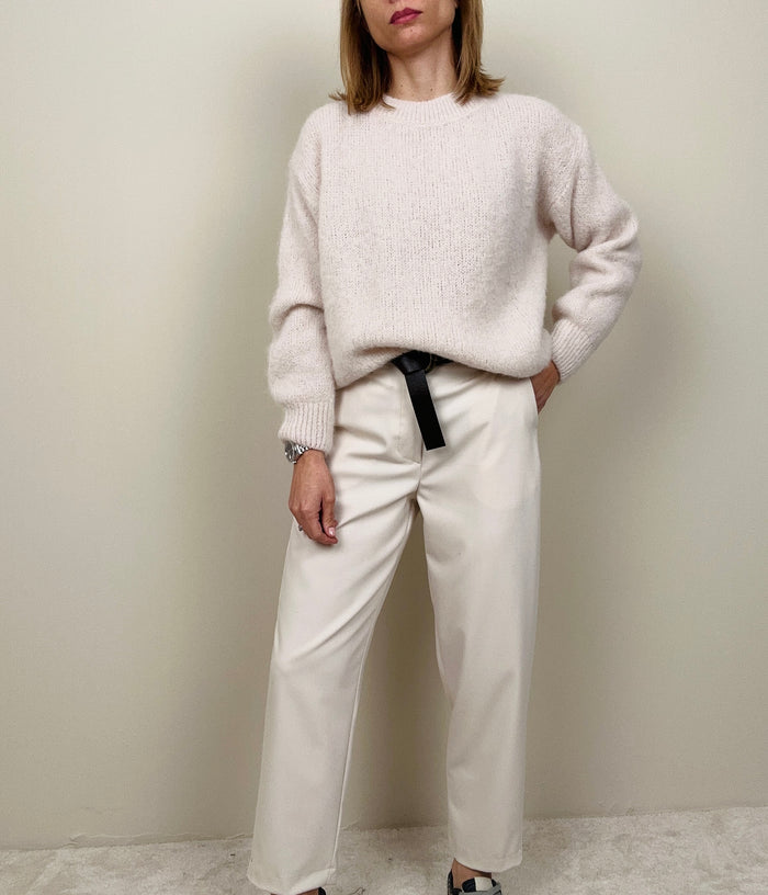 Pantalone basic burro