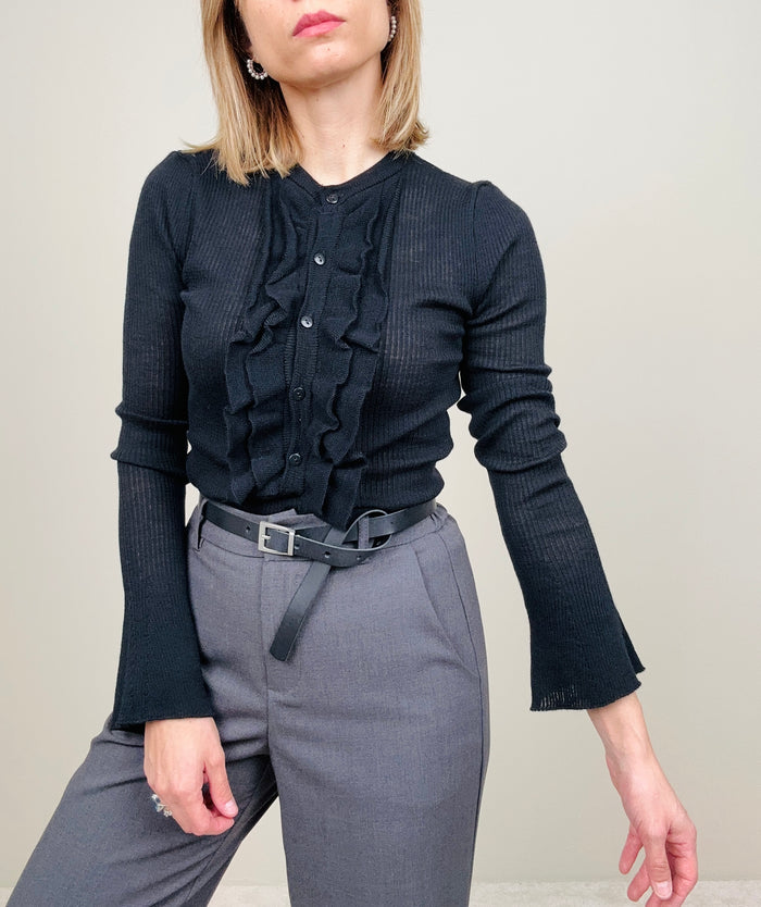 Maglioncino sottile a costine (più colori)