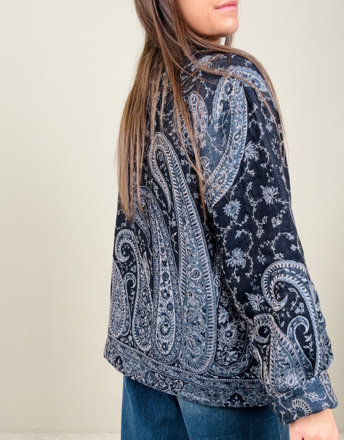 Cardigan Malika blu