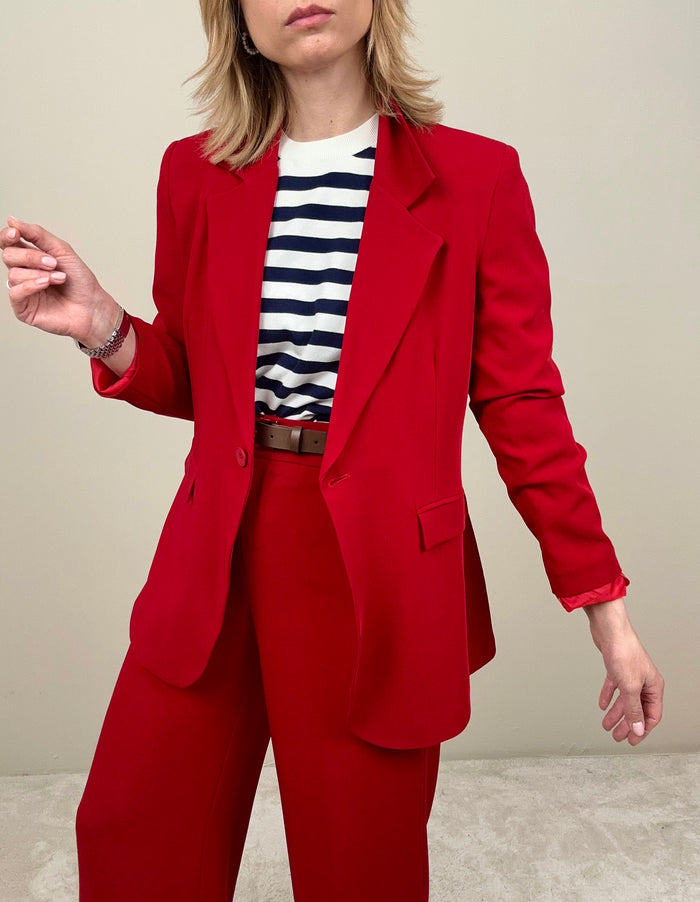 Giacca completo rosso