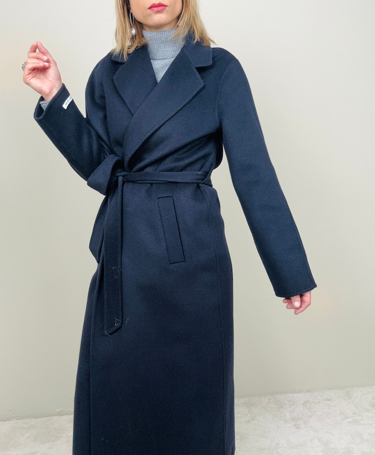 Cappotto vestaglia blu