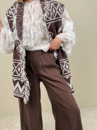 Pantalone cioccolato in modal