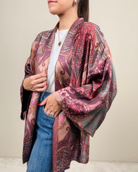 Kimono in fantasia rosa