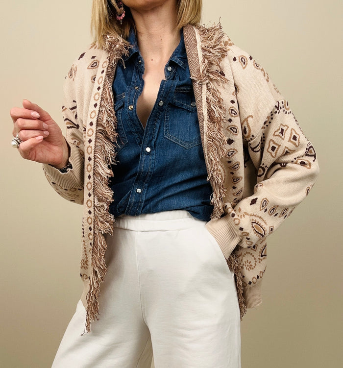 Cardigan bandana corto (più colori)