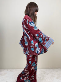 Kimono Nomad bordeaux