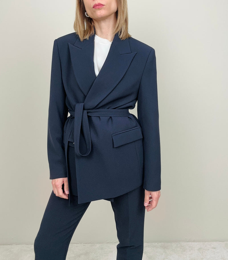 Giacca over completo blu