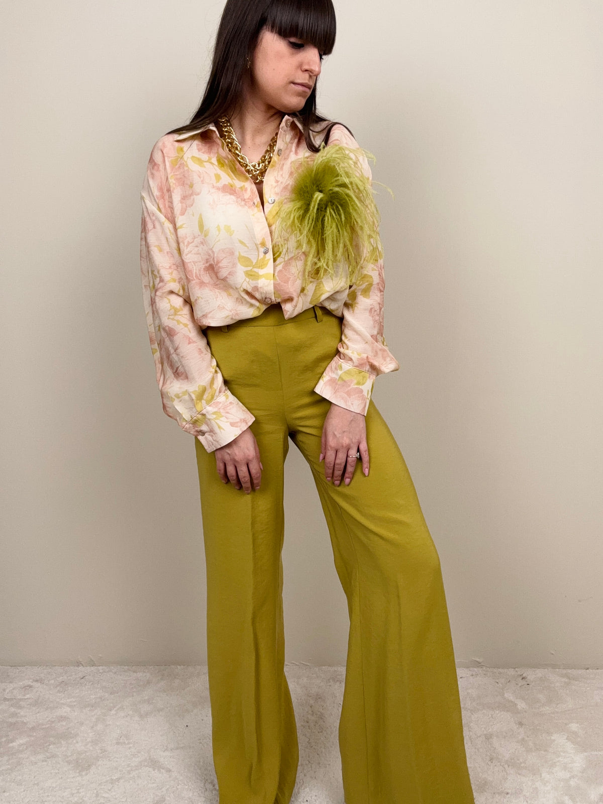 Pantalone lime