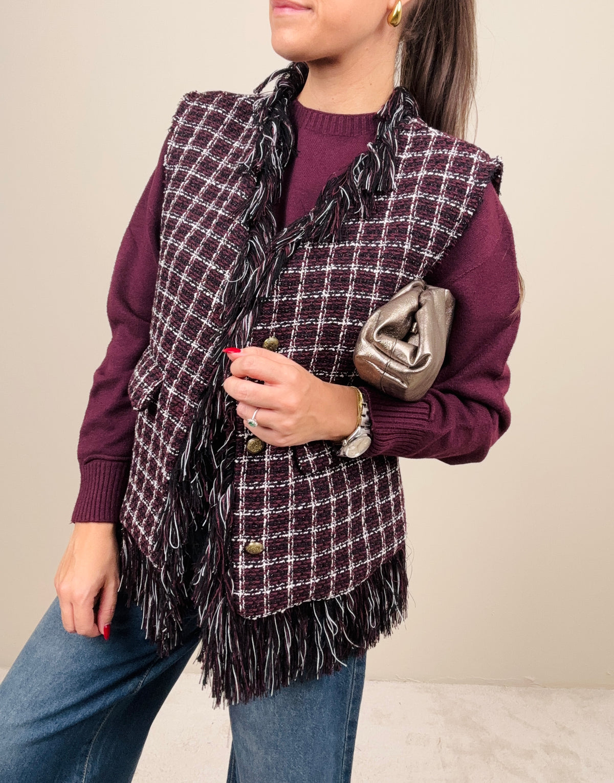 Gilet Paris bordeaux