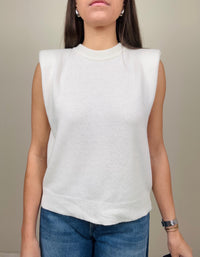 Gilet misto lana