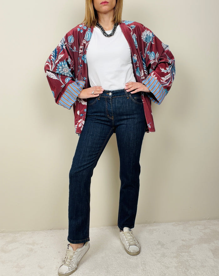 Jeans dritto blue denim