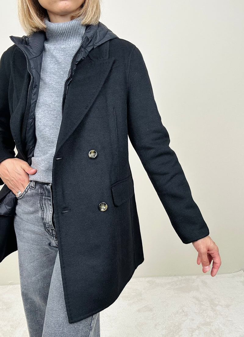 Cappotto col gilet staccabile (più colori