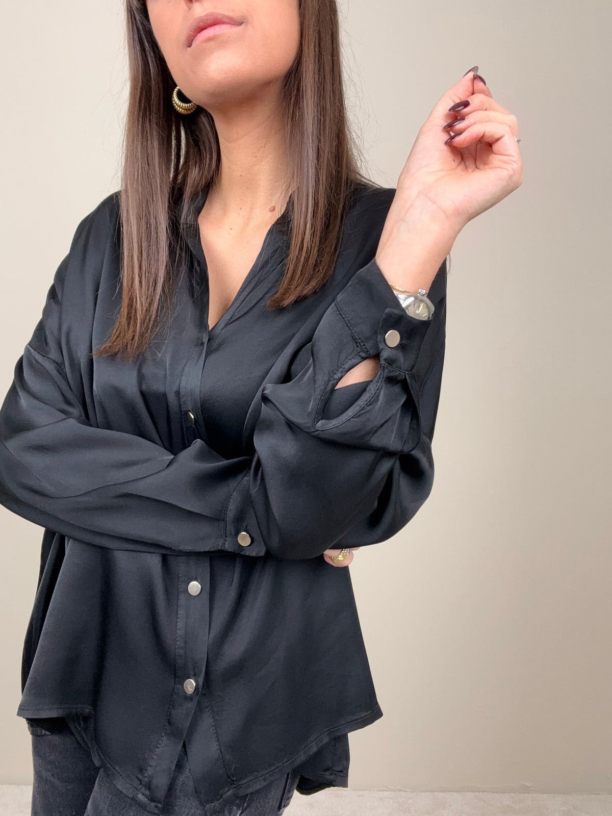 Blusa bottoncini (più colori)