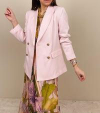 Blazer doppiopetto rosa