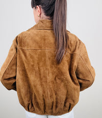 Bomber in vera pelle