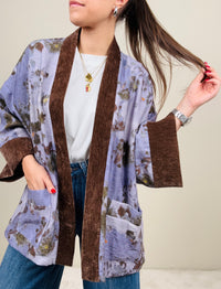 Kimono fiori astratti