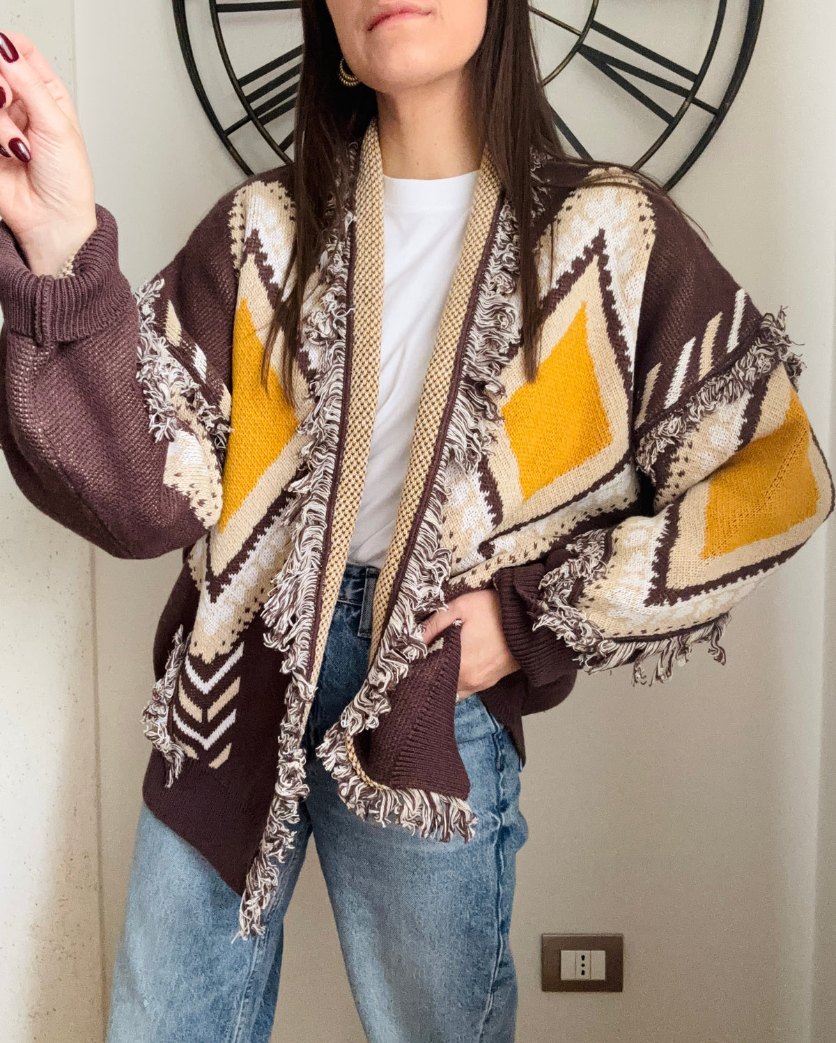 Cardigan rombi (più colori)