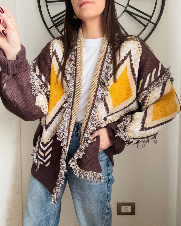 Cardigan rombi (più colori)