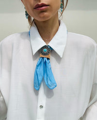 Camicia fluida con bandana