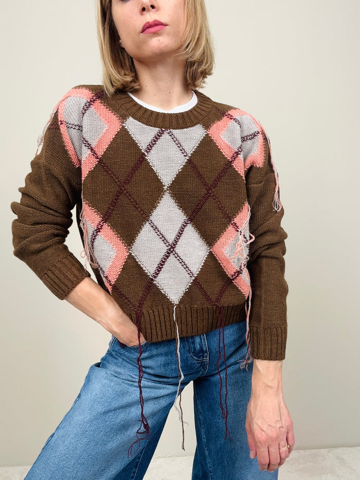 Maglione con rombi