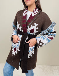 Cardigan Messico brown