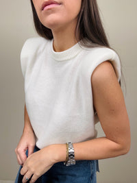 Gilet misto lana