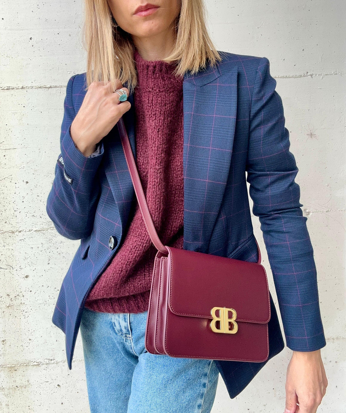 Maglione burgundy