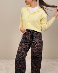 Jeans maculato moro