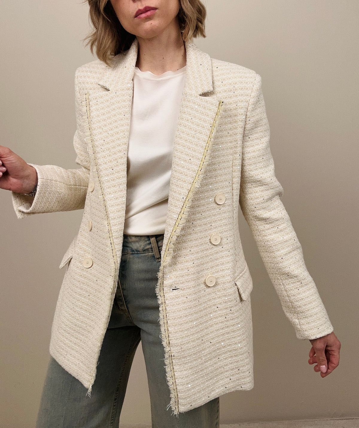 Giacca tessuto chanel (più colori)