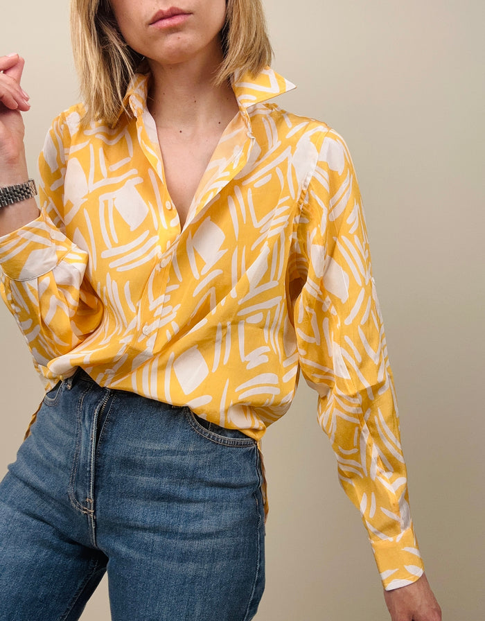 Camicia fantasia geometrica (più colori)