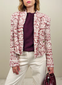 Chanel bolero panna-rossa