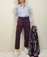 Pantalone jogging bordeaux