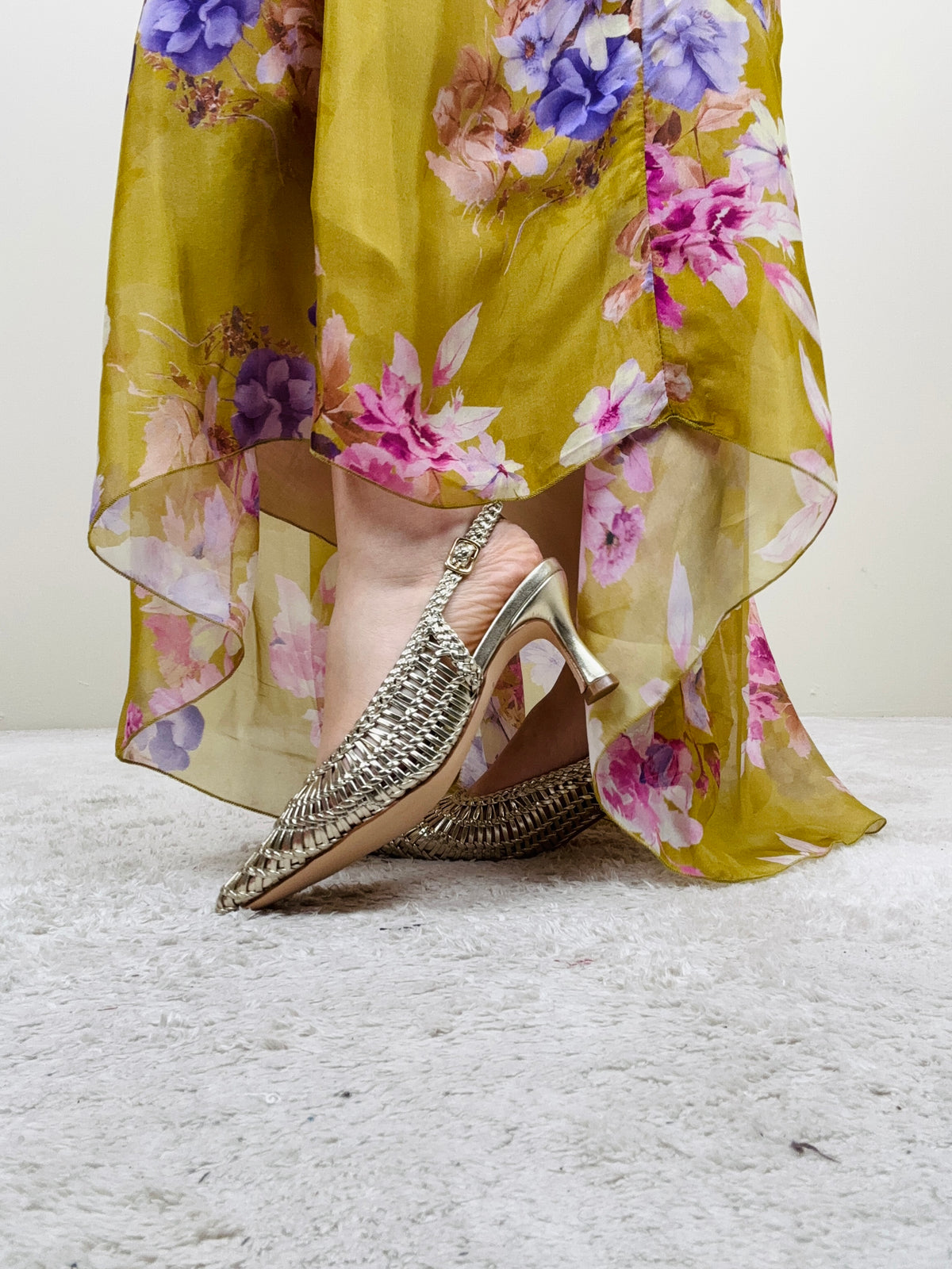 Slingback oro