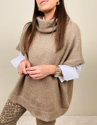 Gilettone con filo in lurex