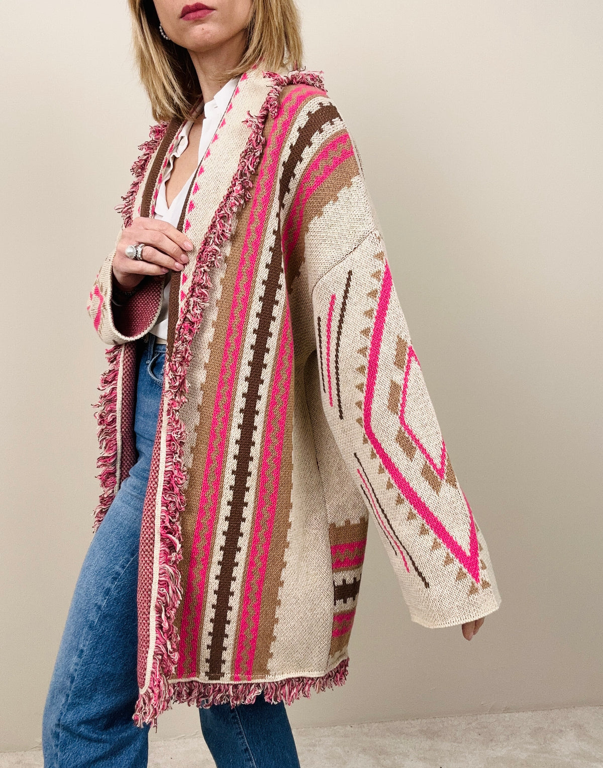 Cardigan righe verticali (più colori)