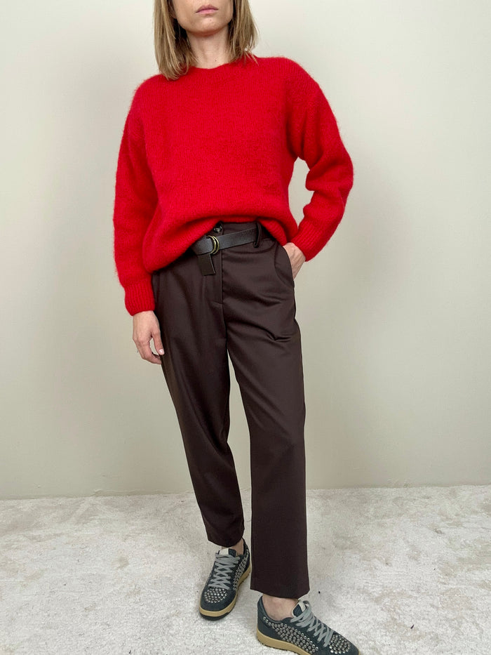 Pantalone basic cioccolato