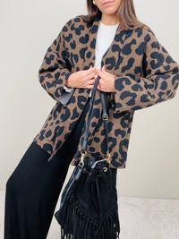 Kimono leopardato