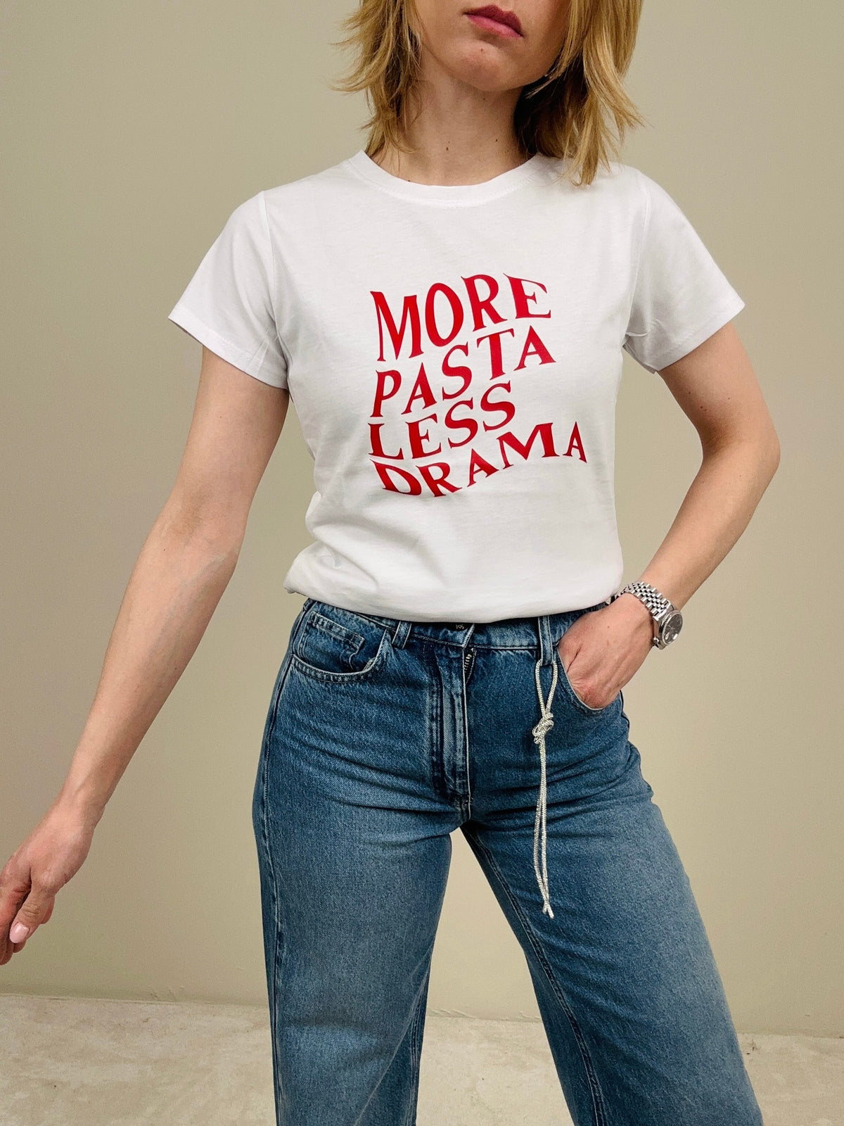 T-shirt ‘more pasta’ (più colori)