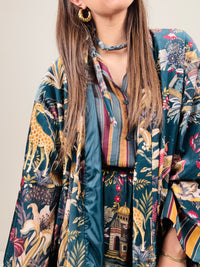 Kimono Nomad ottanio