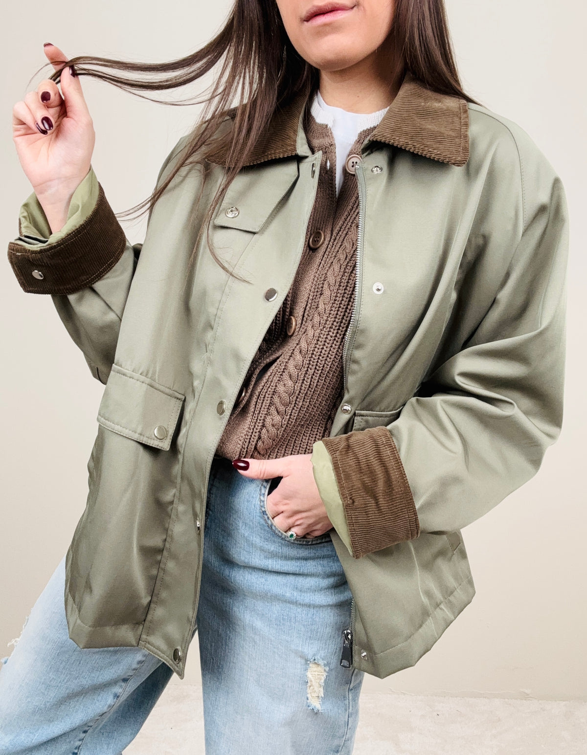 Giubbino York verde