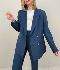 Giacca sartoriale blu navy