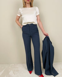 Pantalone sartoriale blu navy