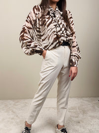 Pantalone burro con cintura