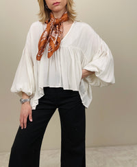 Camicia larga in viscosa morbida