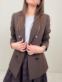 Blazer doppiopetto cioccolato