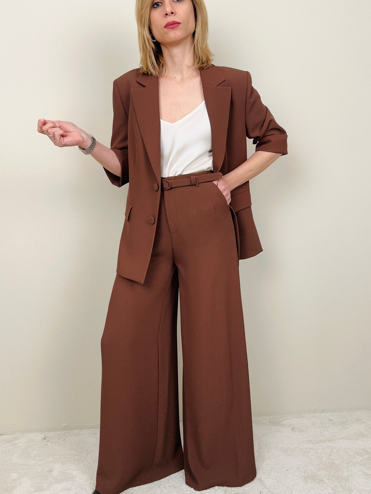 Pantalone completo cacao